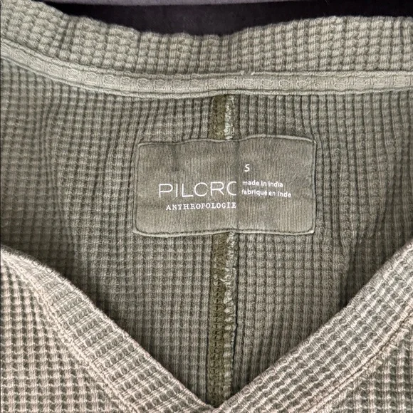 Anthropologie Pilcro Moira thermal green S - Picture 2 of 5